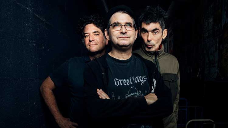 Steve Albini con su banda Shellac