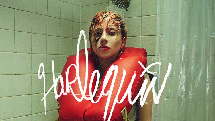 Detalle de la portada del disco 'Harlequin' de Lady Gaga