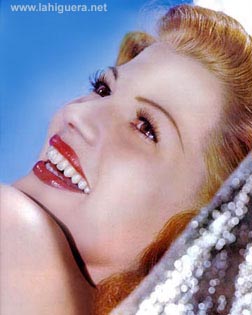 Rita Hayworth, en color